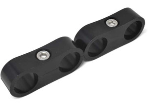 Russell - Hose Separator For 6 Braided Hose Black Anodize - 654303