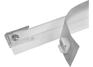 RV Designer - Curtain Kit  Wall Mount (72in Glidetape 45in Track Endcaps) - A502