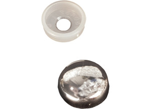 RV Designer - Screw Covers  Chrome - H607