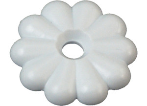 RV Designer - Rosette Washers  White With #6 Screws - H613