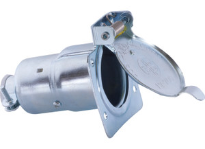 RV Designer - 7way Rv Socket Chrome Plated - P703