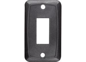 RV Designer - Black Single Mounting Plate  Cutout .550in X 1.125 - S385