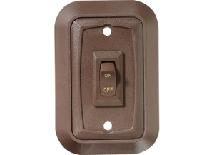 RV Designer - Wall Plate Switch Single 3.53in X 2.39in On/off  Spst  Includes Raised Beze - S651