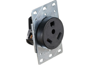 RV Designer - 30 Amp Flush Receptacle In Plate - S971