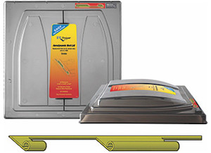 RV Designer - Vent Lid Jenson Pin Hinge Prior To 1994 Smoke - V101