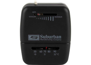 Suburban RV - Suburban Rv Furnace Temp Control Thermostat Black - 161210