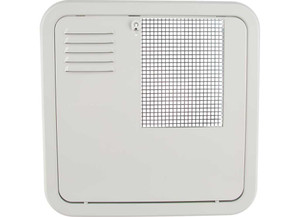 Suburban RV - Suburban Water Heater Flush Mount Access Door W/frame (10/12/16 Gal) Polar White - 6259APW
