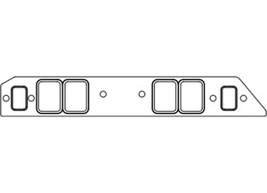 SCE Gaskets - Bbc Lrg. Rectangle No Top Bolt - 213115-10
