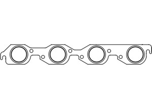 SCE Gaskets - Pro Sl Exhaust Bbc Round Port - 213180