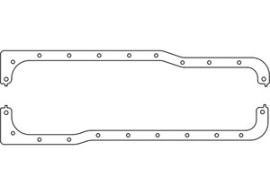SCE Gaskets - Dyno Pak Oil Pan Gaskets Sbf - 36090-10