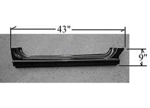 Sherman - Lh Rocker Panel Factory Type Chev/ P/u/panel Truck 6066 - 896-03L