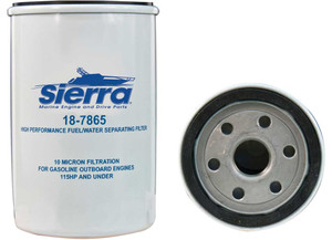 Sierra - Fuel Filter. Rating:10 Micron; Applicable For All 2stroke And 4stroke Yamaha Engines Up To 115 Hp - 18-7865