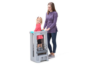 Simplay3 - Toddler Tower Adjustable Stool  Gray - 41807R-02