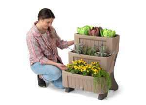 Simplay3 - 3level Herb & Flower Garden Planter - 42007R-01
