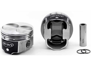 United Engine & Machine Co - Ford 351w Rod 5.956 Flat Top +11cc 4v Icon Fhr Piston Set - IC9925.030