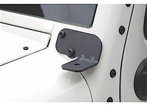 Smittybilt - 0718 Wrangler (jk) Light Mount  Windshield Hinge Bracket  Black - 7690
