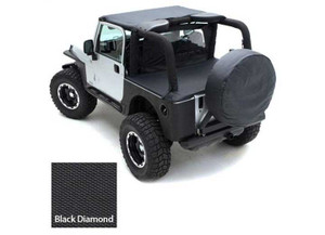 Smittybilt - 9706 Wrangler (tj) Standard Top  Black Diamond - 93335