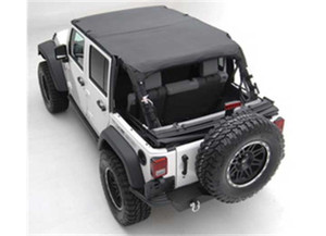 Smittybilt - 0709 Wrangler (jk)  4 Door Extended Top  Black Diamond - 94535