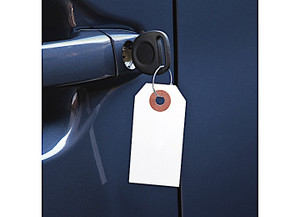 Slip-N-Grip - Paper Key Tags With Metal Rings 1000 Key Tags And Metal Rings/box - FB-P9833-13