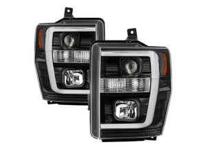 Spyder Automotive - 0810 F250/350/450 Sd Version 2 Projector Headlightslight Bar Drlblack - 5084477