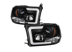 Spyder Automotive - 0916 Ram 1500/1016 Ram 2500/3500 Proj Hlhalogen Model Only Light Bar Drlblk Drive/pass - 5084811