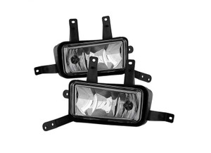 Spyder Automotive - 1517 Suburban/tahoe Oem Fog Lights W/chrome Trim Cover And Switchclear Set Of 2 Halogen Bulb - 9031588