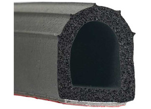 Steele Rubber - 1x7/8 In Ribbed Hollow Bulb Weatherstrip 10ft - 99-4106-265