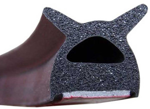 Steele Rubber - 11/16x3/4 In Peelnstick Large Hollow Half Round Seal 15ft - 99-4383-283