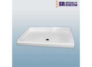 Specialty Rec - Shower Pan 24 X 32 Cr Drain White - SP2432WC