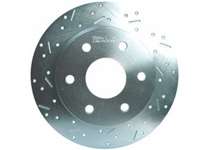 Stainless Steel Brakes - 8899 K1500 Big Bite Crossdrilled Brake Rotor Left - 23045AA3L