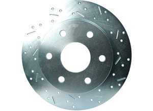 Stainless Steel Brakes - 8899 K1500 Big Bite Crossdrilled Brake Rotor Right - 23045AA3R