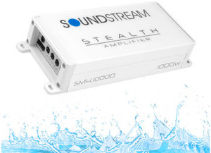 Sound Stream - Stealth Marine 1000w Class D Full Range 4ch Micro Size Hi End Made In Korea - SM41000D