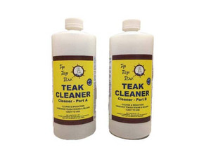Sudbury Boat Care - Tip Top Teak Two Part Teak Cleaner Part A And Part B With Brush Q - TK860