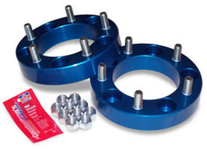 Spidertrax Inc - 6180 Scout/6696 Bronco/4896 F150 5 X 51/2in X 11/4in Thick Blue Wheel Spacers(pair) - WHS003