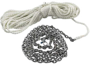 Taylor Made - Anchor Rope15ft 1/4in G4 Chain 300ft 1/2in8plait Rope W/5/16in Shackle - 2020202884
