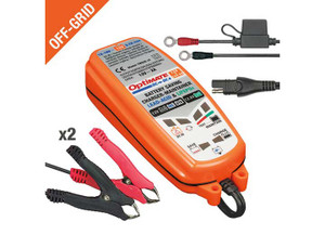 Tecmate  - Optimate Dc 2a (v3) 12v Battery To 12v (lead Acid) Or 12.813.2v (lfplithium) Battery Charger - TM-500V3
