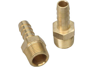 Trans-Dapt - Straight Fuel Hose Fittings (pr); 3/8 In. Npt To 3/8 In. I.d. Brass195964 Pontiac Engines - 2270
