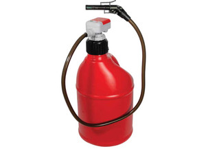 Terapump - Trfa01xl Battery Powered Fuel Transfer Pump W/ Ext Hoses & Utility Jug Adapter Red/gray - 20176