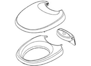 Thetford - Kit Seat/cvr/pod Wht Brav (1) - 36766