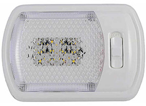 Thin Lite - 12v Single Ceiling Light W/onoff Switch Pc (clear) Len Cul Listed - DIST-LED311-1