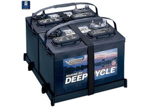 TH - Dual Battery Tray W/ Poly Strap  Packaged - DBH-27P-DP