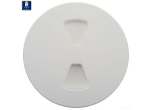 TH - 4in Screwout Deck Plate  Polar White - DPS-4-2-DP