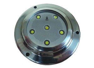 TH - Round High Output Underwater  12 Watt  Blue Led W/ Ss Bezel  Pkgd. - LED-39061-DP