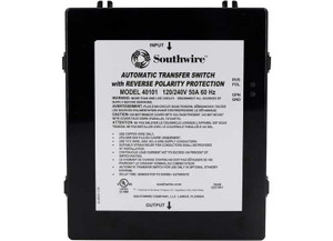 Southwire - 50a Reverse Polarity Low Cost Transfer Switch - 40101-001
