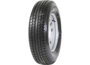 Taskmaster - St205/75r15 6 Ply Provider Trailer Tire On 15x5 5x4.5 Silver Mod Wheel 3.19cb - A15R45SMM