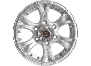 Taskmaster - Aluminum Viking 15x6 6x5.5 Black W/black Center Cap Trailer Wheel 2830 Lcc - AX02560655FPS