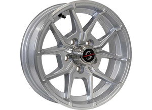 Taskmaster - 15x5 5x4.5 Silver Machined Face 5fork 3.19cb 2160lcc - WA-15050545-SMFS-16024-5FK