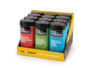 Tub O' Towels - Tub O Towels Speciality Wipes Counter Display (9 Oz.) - TW40-SPC-CD