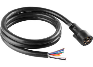 Tow-Rite - 7way Trailer Cord 6ft  Black - RT1824
