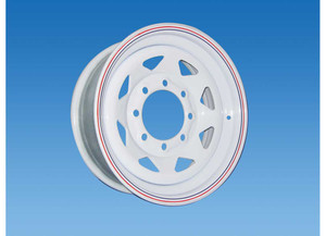 Tow-Rite - 16x6 Galvanized 8 Spoke Rim Bp 86.5 Et 0 Cb 4.90 4080 Lbs - RT3242